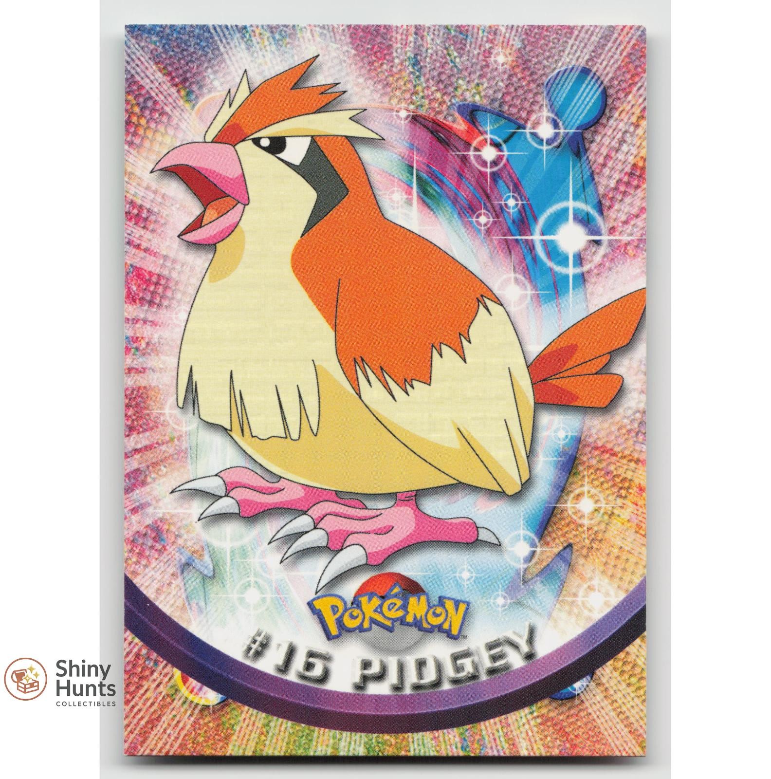Pokemon Pidgey #16 Topps Trading Cards Series 1 LP red