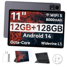 Android 15 Tablet, 11-inch Tablet with 20GB RAM 128GB ROM 1TB Expansion, T615