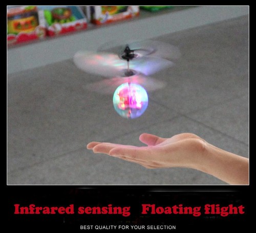 Nuova Palla Volante Luminosa Bambini Volo Palline Elettroniche Infrarossi Induzione Aircra - Foto 9 di 24