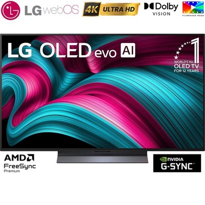 LG 48 Inch Class C5 Series OLED evo 4K UHD Smart webOS TV 2025