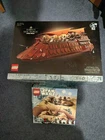 LEGO 75397 and 75396 Jabba's sail barge and desert skiff NO MINIFIGURES