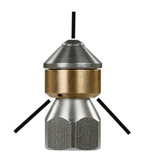 Suttner ST-49 Rotating Sewer Nozzle 3/8", # 10, 1 Forward 3 Backward