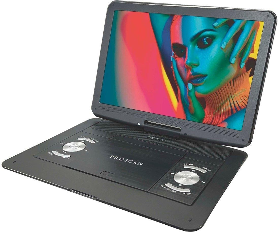 Proscan - 13.3" Portable DVD Player - Black  PDVD1332--