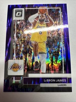 2022-23 Donruss Optic LeBron James PURPLE SHOCK REFRACTOR #116 Lakers   