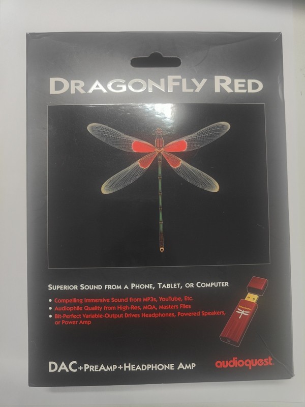 AudioQuest Dragonfly Red USB DAC Preamp Headphone Amplifier