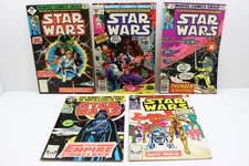 Marvel Comics Group: The Greatest Space Fantasy Film, Star Wars #1, Lot of 5