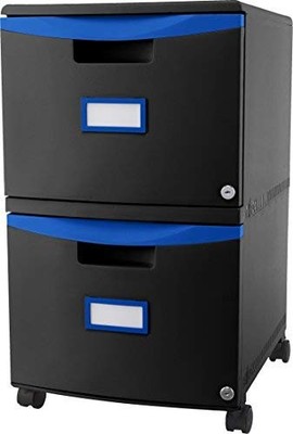 Storex 2-drawer Mobile File Cabinet (61314u01c)