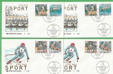 BRD 1992 &ndash; 4 FDC (2x2) - Michel-Nr.: 1592 - 95