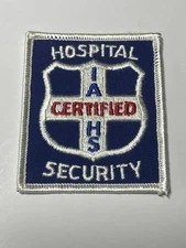 Rare Hospital Security Patch IAHS Certified Shield #I96
