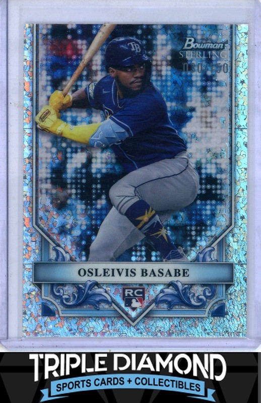 2024 Bowman Sterling Osleivis Basabe Rookie Mini Diamond Refractor #030/150 E164