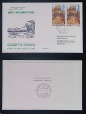 CMI) 1983. MAURITIUS. LAWMAKING. FDC. ZURICH. FRONT AND BACK. ENVELOPE SENT TO S