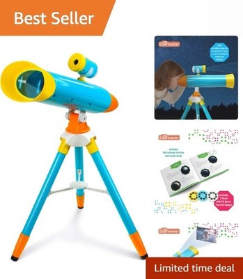 Projector Telescope for Kids, Children's Telescopes & 24 Space Images, STEM A...