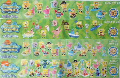 Bip - Spongebob  '' Auswahl '' Figur '' mit / ohne BPZ 2004 - 2008