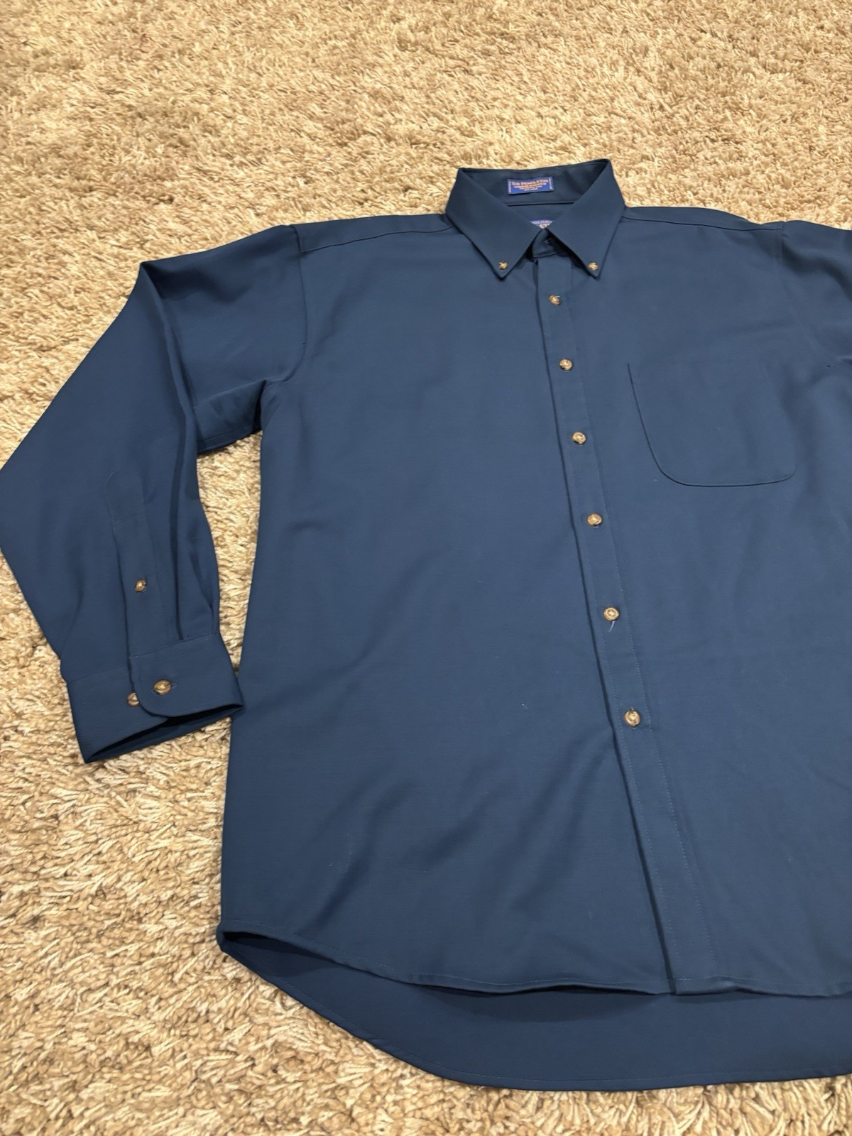 Sir Pendleton Worsted Virgin Wool Button Down Shi… - image 2