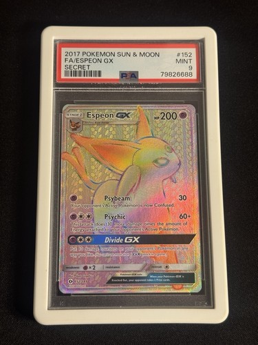 Espeon-GX graded PSA 9 for sale on eBay