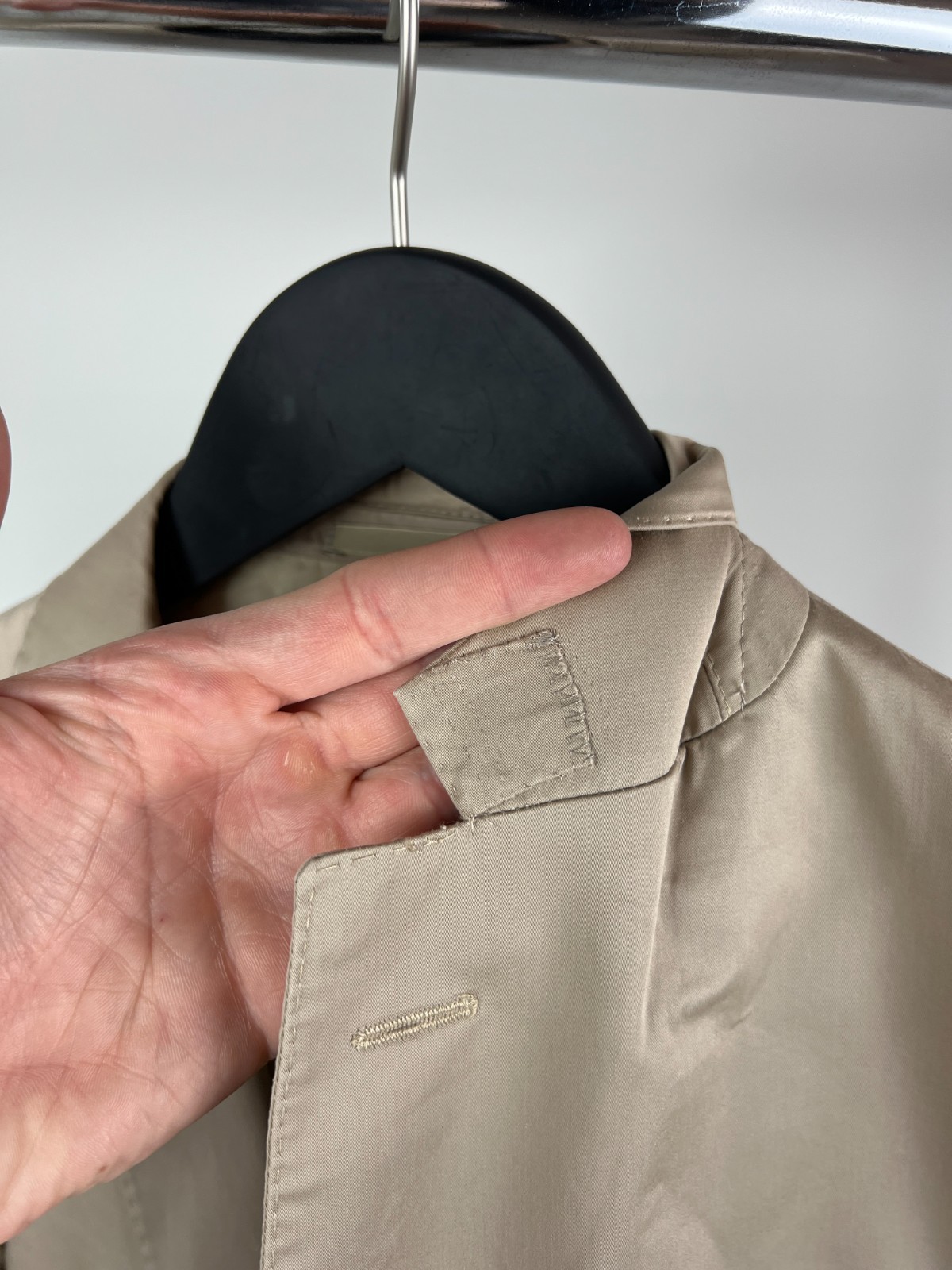 Z Zegna Light Men's Ivory Cotton Silk Suit 2 Piece Size EU 50R US 40R