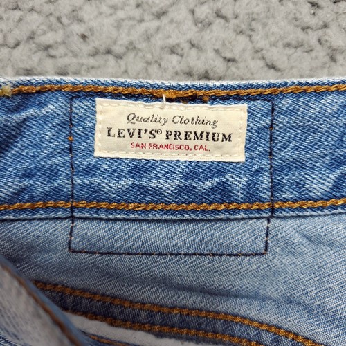 Levi's Ribcage Straight Ankle Jeans Women's 30 x26 Blue Stretch Denim Med. Wash - Picture 14 of 14
