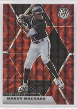 2021 Panini Mosaic Reactive Red Mosaic Prizm Manny Machado #143 2r8
