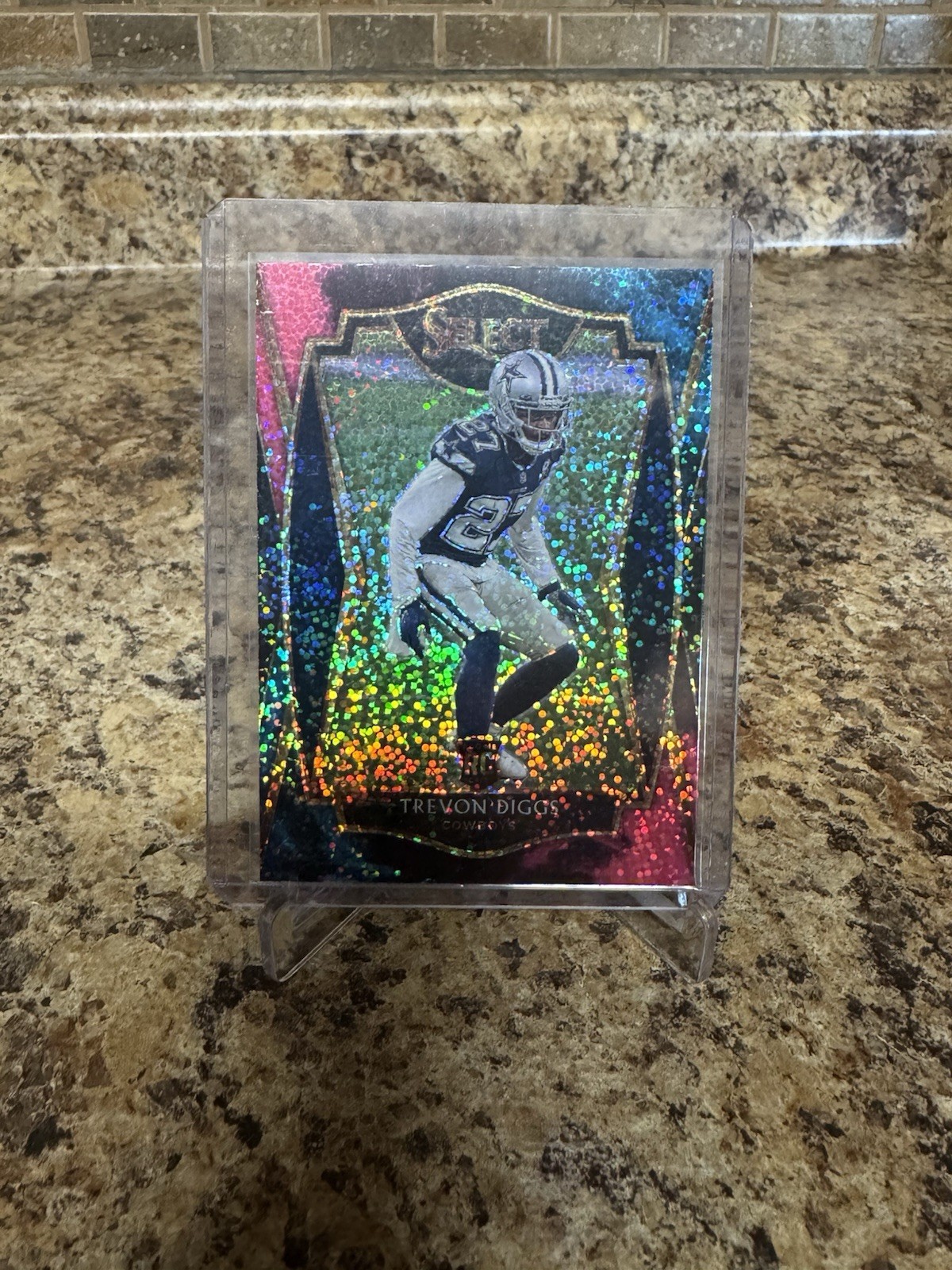 2020 Panini Select Premier Level Trevon Diggs #196 Cosmic Prizm (RC)