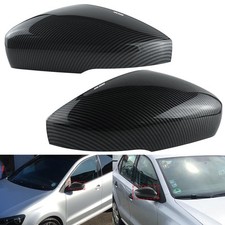 Links+Rechts Carbon optik Spiegelkappe Spiegel Abdeckung für VW UP! ab. 09/2016