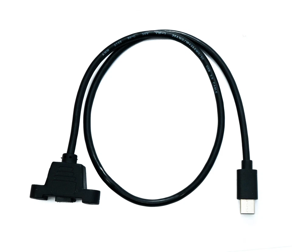 SYSTEM-S USB 3.1 Cable 50cm Type C Male to 2.0 Micro B Female 5 Pin - Image 2 of 4
