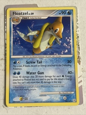 Pokemon TCG Floatzel - 26/130 - Rare non-holo DP MP
