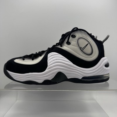 Brand New Nike Air Penny 2 Light Bone White Black  DZ2549-001 Men's Size 9.5