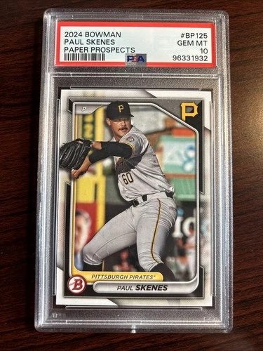 2024 Bowman Prospects Paul Skenes #BP-125. PSA 10