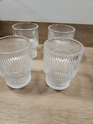 ferm LIVING Ripple Glasses Klar Mundgeblasenen Gläser geriffelt | eUVP 49  