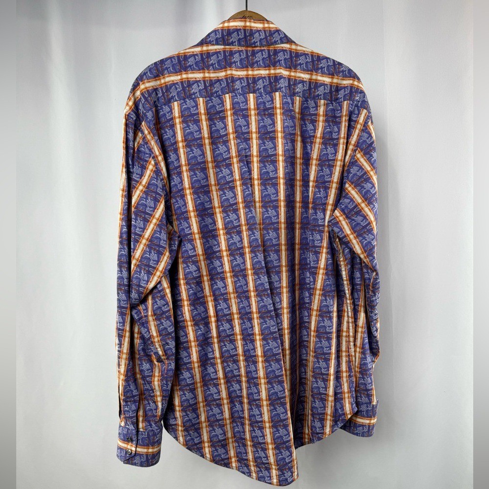 Robert Graham Printed Button Up Collared Shirt in… - image 7