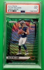 2024 PANINI PRIZM GREEN WAVE #301 CALEB WILLIAMS ROOKIE RC PSA 9