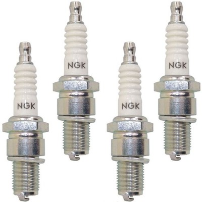 NGK 4 Pack of Genuine OEM Replacement Spark Plugs - BP4HS-4PK