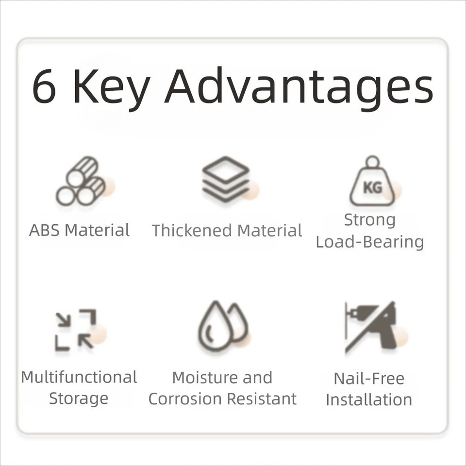 Rotatable Multi-bar Folding Rack Towel Holder Kitchen Storage Rack Toilet - Image 4 of 4