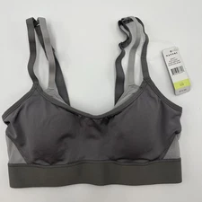 Natori Gravity Contour Underwire Sports Bra 32B Grey Lead msrp $74 752201