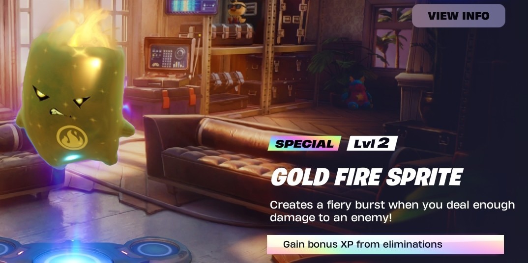Battle Royale Special Gold Fire Sprite