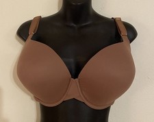 Joyspun Bra Pure Espresso Smooth Underwire T Shirt Size 38 DDD Convertible 52469