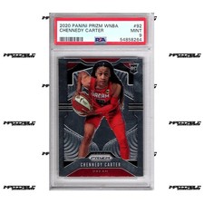 2020 Panini Prizm WNBA - #92 Chennedy Carter Rookie PSA 9