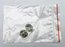 Two (2) Oval Shaped Mazda 2 3 Logo Sticker For Key Fob. Free Shipping!