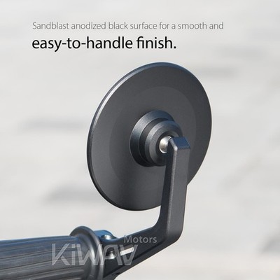 Hollow bar end mirror 1PCE round black COLIN slim for Scout Bobber Sixty 20-23