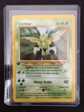 1st Edition Scyther 55/105 Neo Destiny WotC Pokemon Card  on eBay