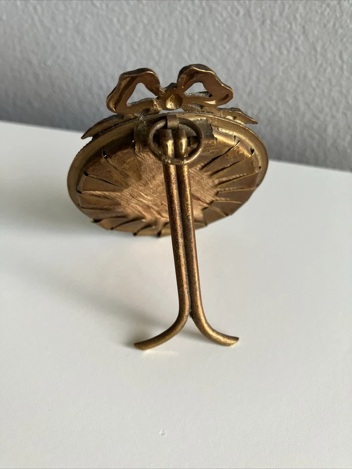 Antique French? Enamel Miniature Painting In Beautiful Frame Signed - Image 4 of 4