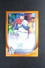 2025 Bowman Chrome Baseball Rookie River Ryan Orange Refractor RC Auto #/25