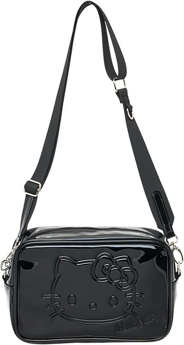 みーちゃん ショルダーバッグ ブラック SANRIO Characters Hello Kitty Shoulder Bag Monotone Color