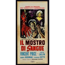 Poster The MONSTER OF BLOOD Vincent Price William Castle B112
