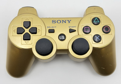 Sony PlayStation 3 PS3 Gold Dualshock 3 OEM Wireless Controller CECHZC2U A2
