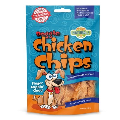 Chip's Naturals Doggie Chicken Chips Large 15 oz All 15 Ounce (Pack of 1)