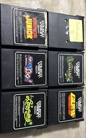 ColecoVision Console 2 Controllers + 6 Games Donkey Kong Junior Mr. Do!