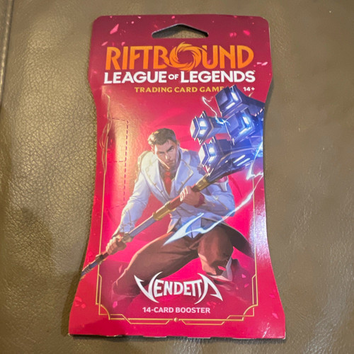 UVS Games Riftbound LoL TCG Vendetta Booster Pack 14 Cards English Vladimir