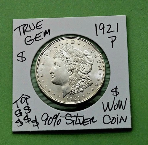 1921 P Morgan Dollar BREATHTAKING CH FROSTY GEM CH BU Ultra SUPER High Grade $