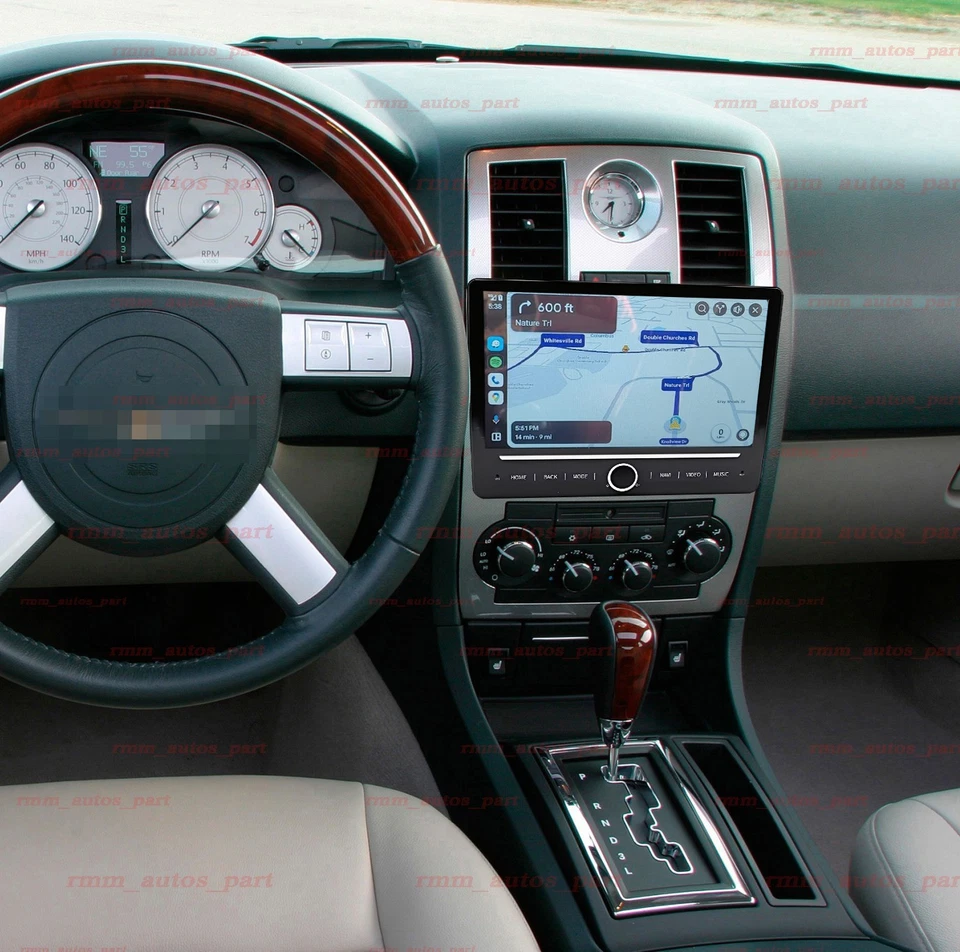 For 2008-2010 Chrysler 300C 10.1" Android 14 Carplay Car Stereo Radio GPS Navi - Imagem 2 de 4